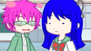 Hey Are you okay  Saiki meme  Gacha meme  Hazelxc [upl. by Carol-Jean]