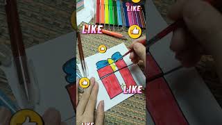 Surprise Lollipop Box  How to Draw Cute Lollipop  Drawing Painting amp Coloring for Kids shortfeed [upl. by Arthur313]