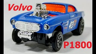 1968 Volvo P1800 Hot Wheels hotwheels matchbox volvo gasser [upl. by Aihsatal577]