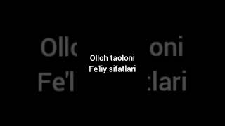 Olloh taoloni Feliy sifatlari Abdulloh domla [upl. by Otsuaf]