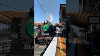 Steamrail Special Train“ The Gippslander” 2024 Arriving at Pakenham Station Melbourne Victoria [upl. by Colwin]