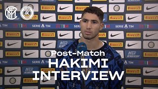 INTER 21 SPEZIA  ACHRAF HAKIMI EXCLUSIVE INTERVIEW quotWe want to work hard and grow” SUB ITAENG [upl. by Ahsitan]