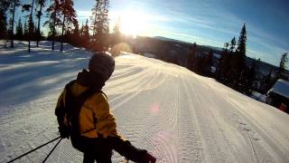 Kvitfjell Skiing Lillehammer Norway  Recorded with GoPro Hero HD [upl. by Kelbee]