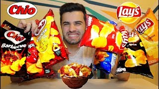 CHIO CHIPS vs LAYS  TASTE TEST CHALLENGE [upl. by Pufahl]