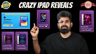 ALL iPAD reveals for Big billion days  Which iPad on AmazonFlipkart  iPad 9 10 Air 5 iPad Pro [upl. by Nueovas418]