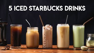 5 Iced Starbucks Drinks That You Can Easily Make At Home [upl. by Repsac73]