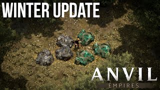 New Weapons amp Resources  Anvil Empires Winter Update [upl. by Mcgean]