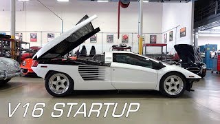 Cizeta Moroder V16T Prototype STARTUP [upl. by Nosreg751]