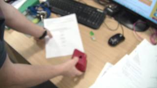 Using a hole punch properly [upl. by Ziladnerb82]