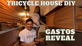 Gastos Reveal  Magkano Inabot Paggawa Tricycle House [upl. by Theis]