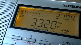 Radio Sonder Grense Meyerton South Africa  Very early reception  3320 kHz [upl. by Allyn963]