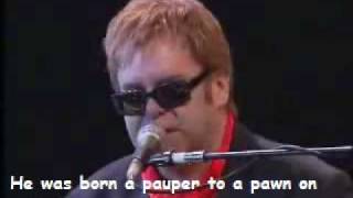 Elton John  Levon live paris with lyrics [upl. by Annek]