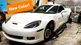 Widebody Corvette New Color  C6 Corvette Build Update [upl. by Takashi]