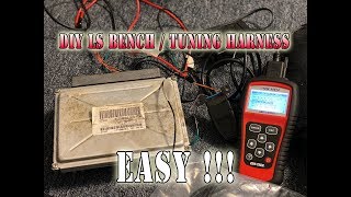 DIY  HOW TO BUILD AN LS BENCH  TUNING HARNESS [upl. by Kimble337]