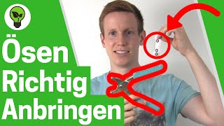 Ösen Anbringen Zange ✅ GENIALE ANLEITUNG Wie Prym Vario Ösenzange Benutzen amp in Stoff Einschlagen [upl. by Leirraj]