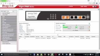 Hướng dẫn cấu hình Router Draytek Vigor 2960 [upl. by Hgielsa]