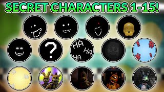 How to get Secret Characters amp Badges 115 in Fredbears Mega Roleplay  ROBLOX [upl. by Timmi101]