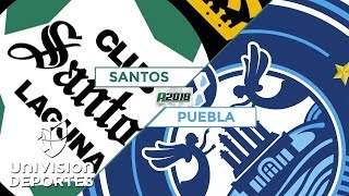 Santos 20 Puebla  RESUMEN Y GOLES – Apertura2018 Liga MX [upl. by Sarajane223]