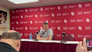 Porter Moser reflects on OU basketballs heartbreaking loss to No 1 Houston [upl. by Nidla]