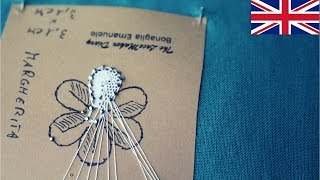 Bobbin Lace Tutorial  Daisy part 2  CantùLace [upl. by Notsuoh]