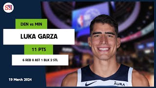 LUKA GARZA 11 PTS 6 REB 0 AST 1 BLK 2 STL vs DEN  20232024 MIN  Player Full Highlights [upl. by Ramso]