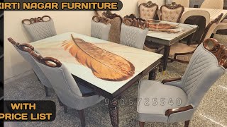 Buy now Dining Table set with best price from kirti nagar market  LN FURNITURE [upl. by Jesher669]