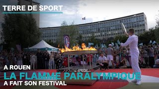 La flamme paralympique a fait son festival à Rouen [upl. by Misa]