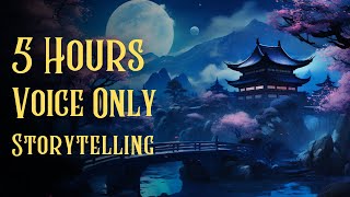 5 HOURS of STORYTELLING for Sleep  VoiceOnly  Compilation Stories  ASMR [upl. by Oribelle992]