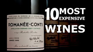 10 Most Expensive Wines in the World [upl. by Amelina521]