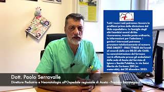 Profilassi bronchiolite  Intervista al Dott Paolo Serravalle [upl. by Rochkind]