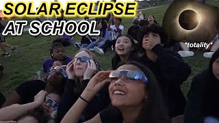 TOTAL SOLAR ECLIPSE AT SCHOOL [upl. by Athena]