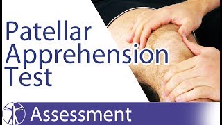 Patellar Apprehension Test  Patella Dislocation [upl. by Enoryt]