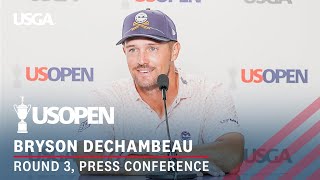 Bryson DeChambeau 2024 US Open Press Conference  Round 3 [upl. by Ynohtnanhoj]