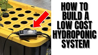 How To Build A Low Cost HydroponicAeroponic System For Beginners [upl. by Hsara]