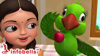 Chitti Chilakamma Amma Kottinda  Telugu Rhymes for Children  Infobells [upl. by Haroppiz]