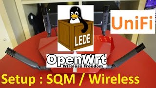 DLink DIR885L LEDEOpenWRT Part 2  Setup SQM amp Wireless BufferbloatJitterPing Tests [upl. by Peadar419]