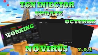 DESCARGAR E INSTALAR EL MEJOR EXPLOIT INJECTOR PARA ROBLOX TGN X SIN BANEOS OCTUBRE 701 RELEASED [upl. by Amorita]