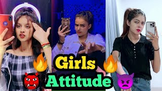 🔥Girls attitude shayari🔥  girls attitude videos  girls attitude status  instagram reels 🦋 [upl. by Ydualc]