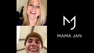 Mama Jan Instagram LIVE QampA with Justin Bieber [upl. by Fredrick]