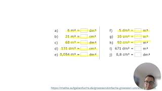 Längen Fläche Volumen Masse berechnen [upl. by Bernette546]