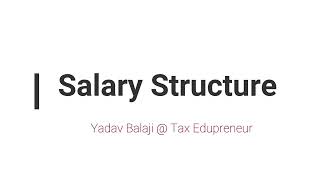 Salary Structure for PF wages calculation  English [upl. by Hardin301]