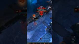 pentakill with talon leagueoflegends league riotgames leagueoflegendsclips shorts fyp foryou [upl. by Vasiliu671]