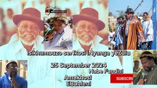 INkosi uNyazi  Amakhosi  Abefundisi Isikhumbuzo seNkosi iNyanga yeZulu 25 September 2024 Shembe [upl. by Nonnahc]