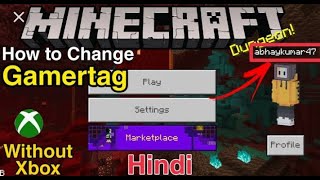 How to change gamertag in minecrafthow to change name in Minecraft after signing  gamer tools yt [upl. by Einahpets]