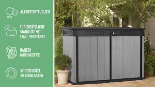 Gartenbox Keter Grande Store 2100L [upl. by Nodnarb648]