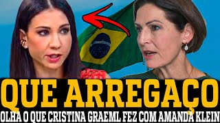 OLHA O QUE CRISTINA GRAEML FEZ COM AMANDA KLEIN [upl. by Eidnahs]