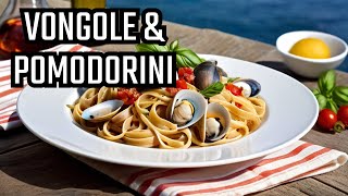 Linguine con Vongole e Pomodorini Freschi  Un altro Piatto Mediterraneo Pronto in soli 15 Min [upl. by Dodi]