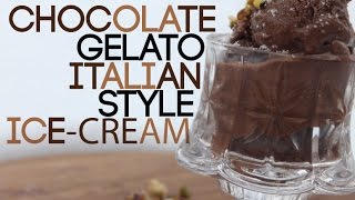 Chocolate GELATO ice cream [upl. by Ised]