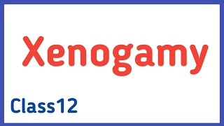 What is Xenogamy Class12 In Hindi [upl. by Ikik]