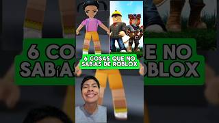 6 Cosas Que No Sabías De Roblox 😮 reaction shorts [upl. by Francyne357]